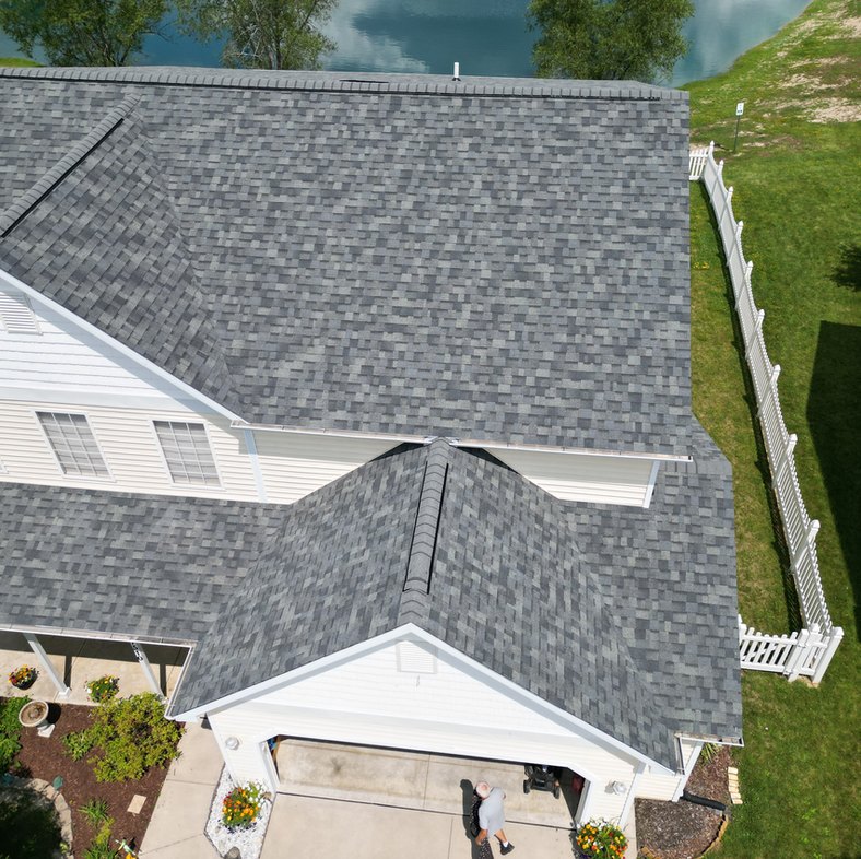 Roof replacement project completed by Affordable Roofing in Fort Wayne, Indiana