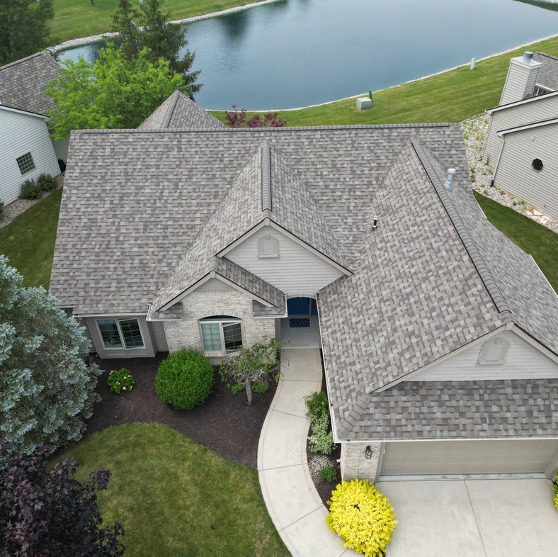 Roof replacement project completed by Affordable Roofing in Fort Wayne, Indiana