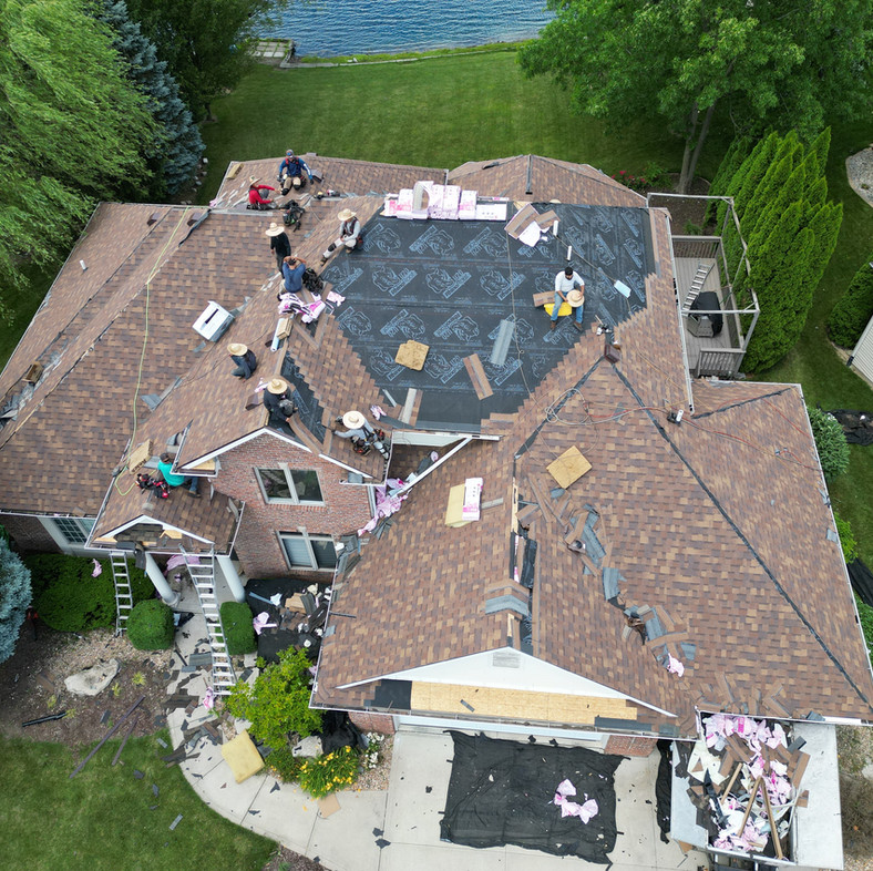 Roof replacement project completed by Affordable Roofing in Fort Wayne, Indiana