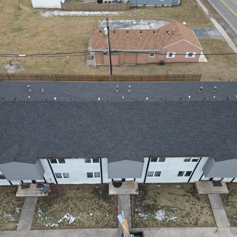 Roof replacement project completed by Affordable Roofing in Fort Wayne, Indiana