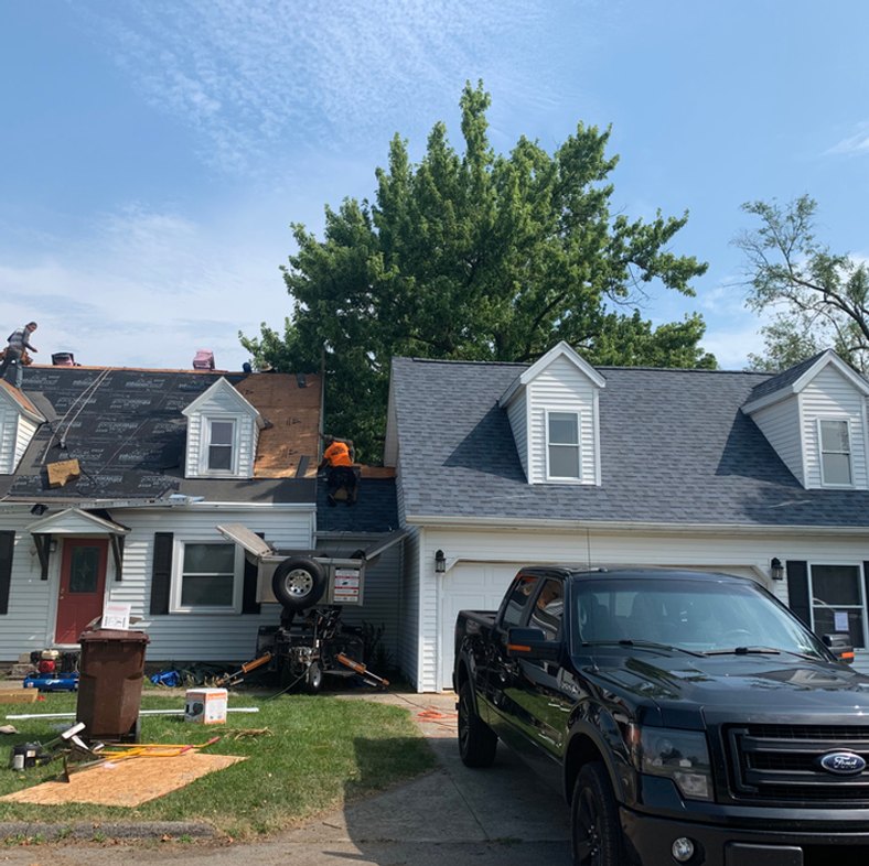 Roof replacement project completed by Affordable Roofing in Fort Wayne, Indiana